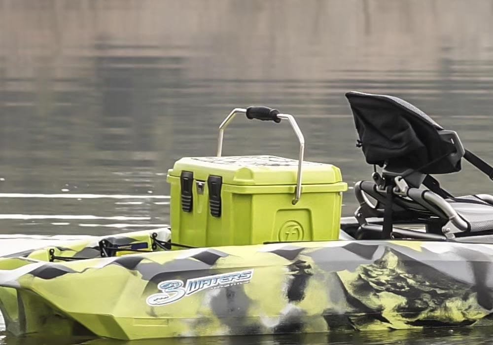 ถังน้ำแข็งเกรดพรีเมี่ยม FEELFREE ขนาด 25 ลิตร สี LIME CAMO